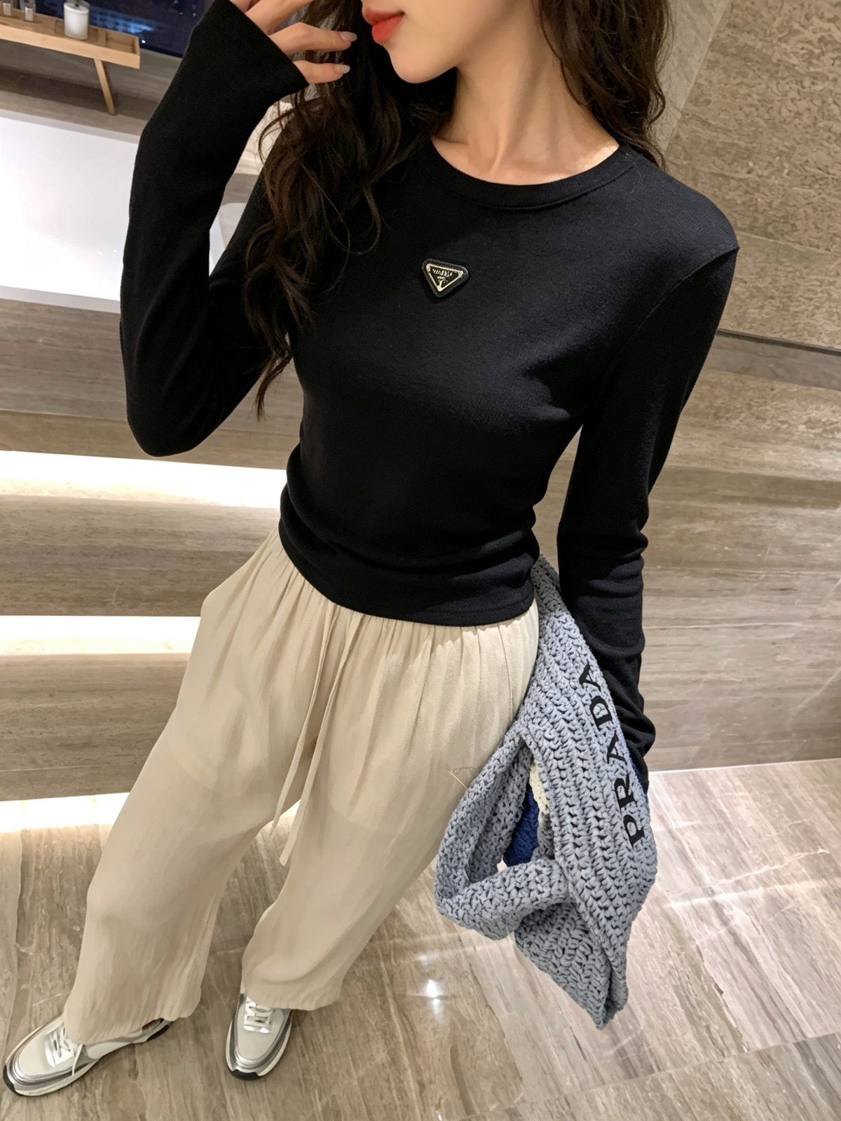 New Stylish Women's  PRA Slim Fit Basic Top CQQ1326091704