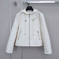 New Stylish Women's DIO Hooded Quilted Short Jacket CQQ1326091707